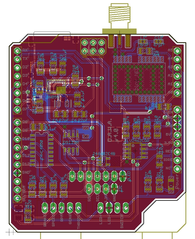PCB design for UBLOX NEO-7M